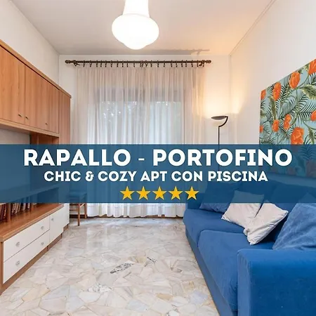 Rapallo-portofino, Chic And Cozy With Pool Lejlighed Rapallo